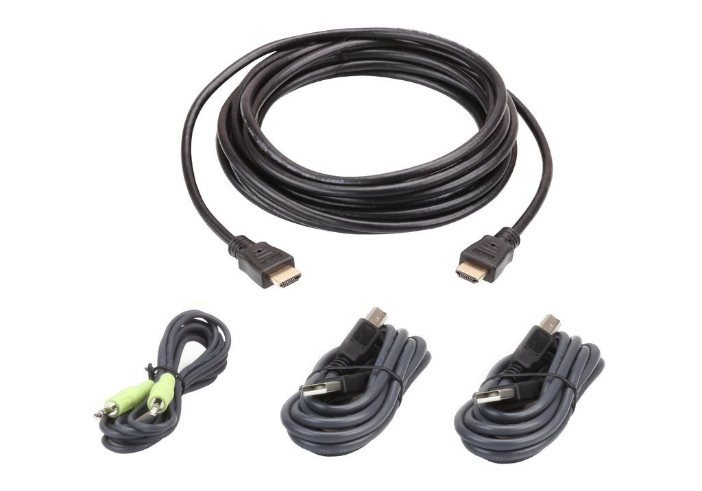 10ft. (3M) USB HDMI Secure KVM Cable Kit - 2L-7D03UHX4