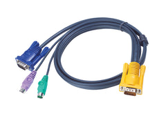 30ft. (10M) PS/2 KVM Cable with 3 in 1 SPHD - 2L-5210P