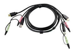 5.9 ft. (1.8 m) USB HDMI KVM Cable with Audio - 2L-7D02UH