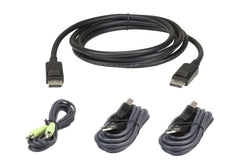 6ft. (1.8M) USB DisplayPort Secure KVM Cable Kit - 2L-7D02UDPX4
