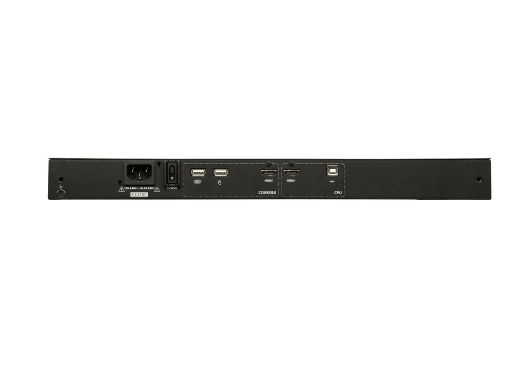 Ultra Short Depth Single Rail WideScreen LCD Console (USB, HDMI) - CL3700NX