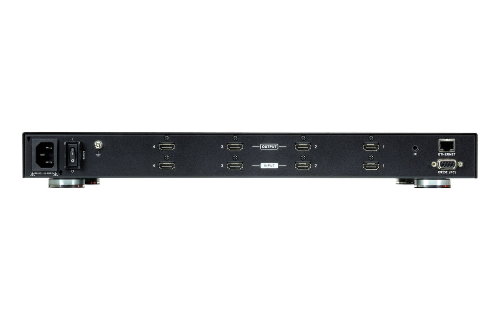 4x4 4K HDMI Matrix Switch with Scaler - VM6404H